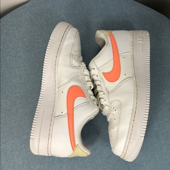 Nike Air Force 1 Low 07 White Atomic Pink Women's Sneakers Size 8.5 - Picture 6 of 9